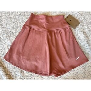 Nike One Dri-FIT Women's High-Waisted Skirt Skort Rose Pink XS